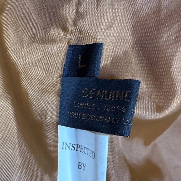 Winlet Tan Suede Fringe Leather Jacket - Picture 7 of 8